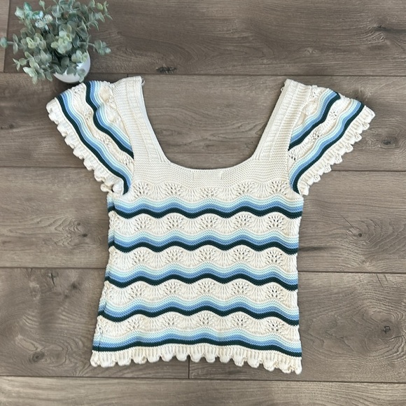 JESSICA SIMPSON • 100% Cotton Knit Shirt • Size Large - Picture 6 of 6